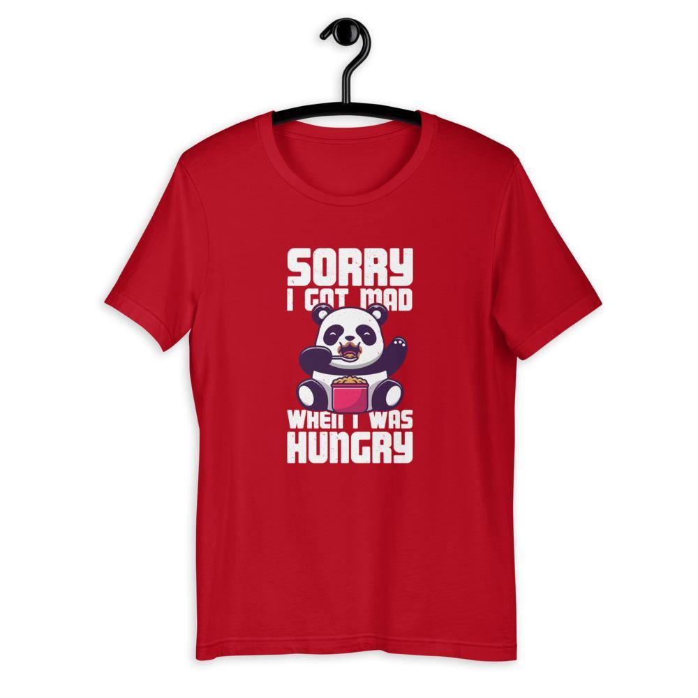 crazy panda with hungry quote t shirt- Thecoloringpen