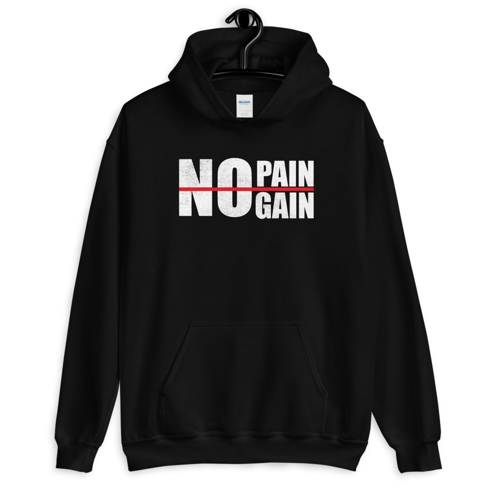 no pain no gain hoodie