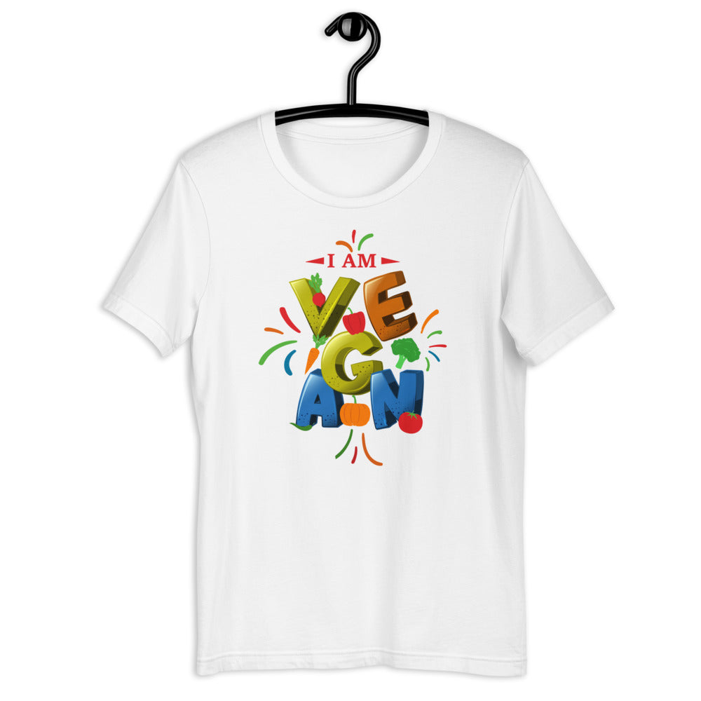 I am Vegan -SS Unisex T-Shirt
